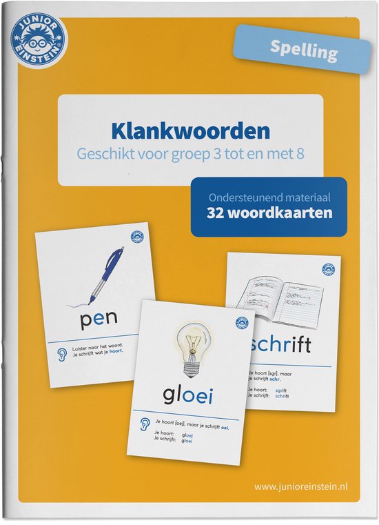 Spelling Klankwoorden voor groep 3 tot en met 8 - cover