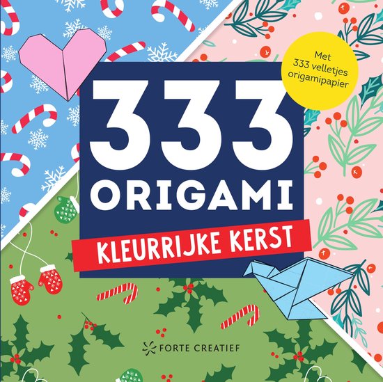 333 Origami - Kleurrijke kerst