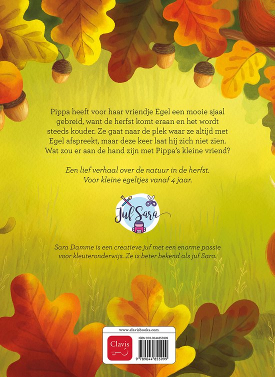 Pippa en de vermiste egel - Juf Sara
