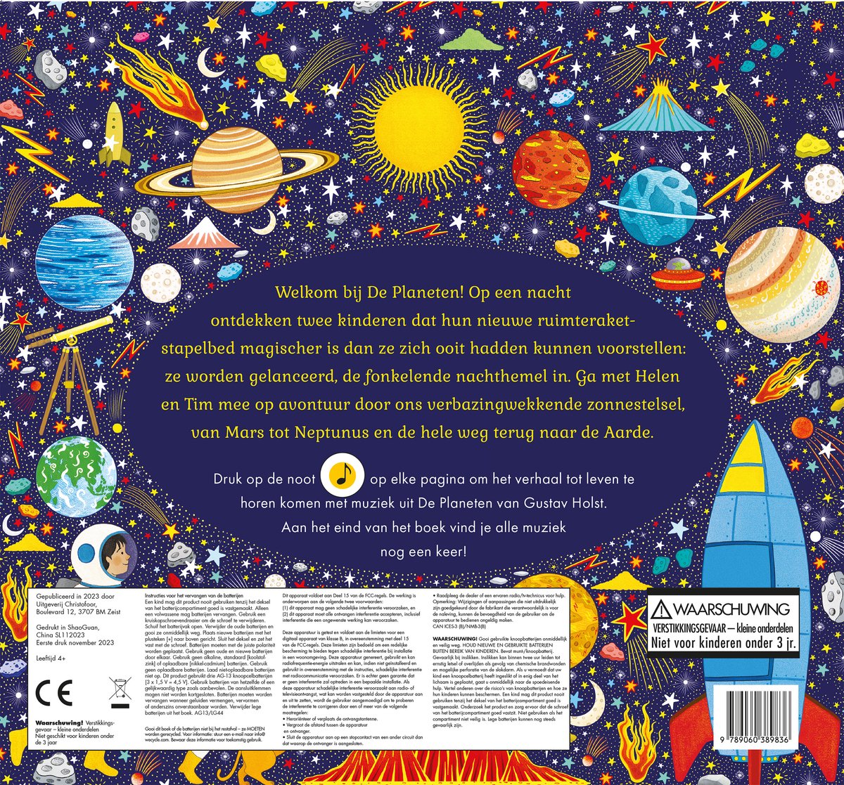 Het verhalenorkest - De planeten - back cover