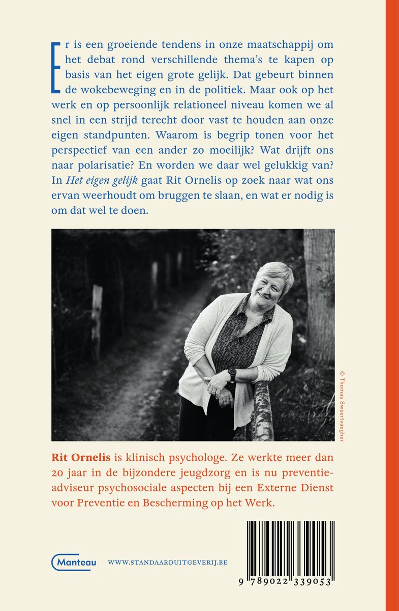 Het eigen gelijk - back cover