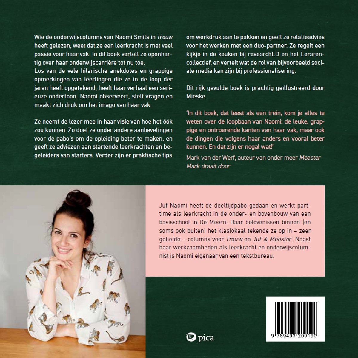 Juf Naomi klapt uit de school - back cover