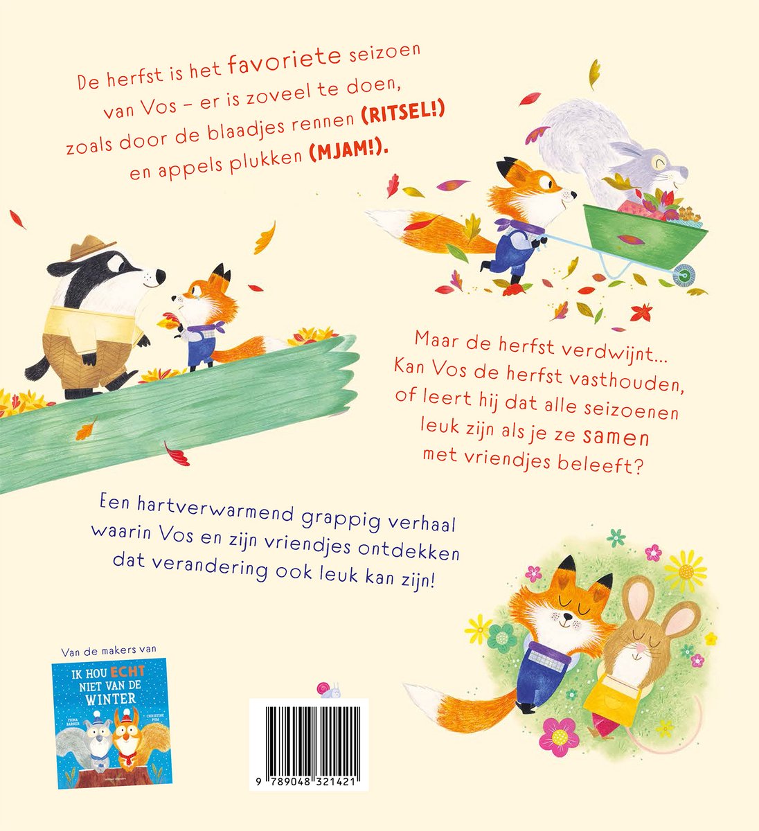 Vos' favoriete seizoen - back cover