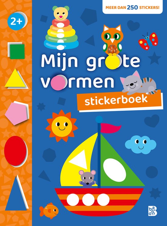 Mijn grote vormenstickerboek - cover