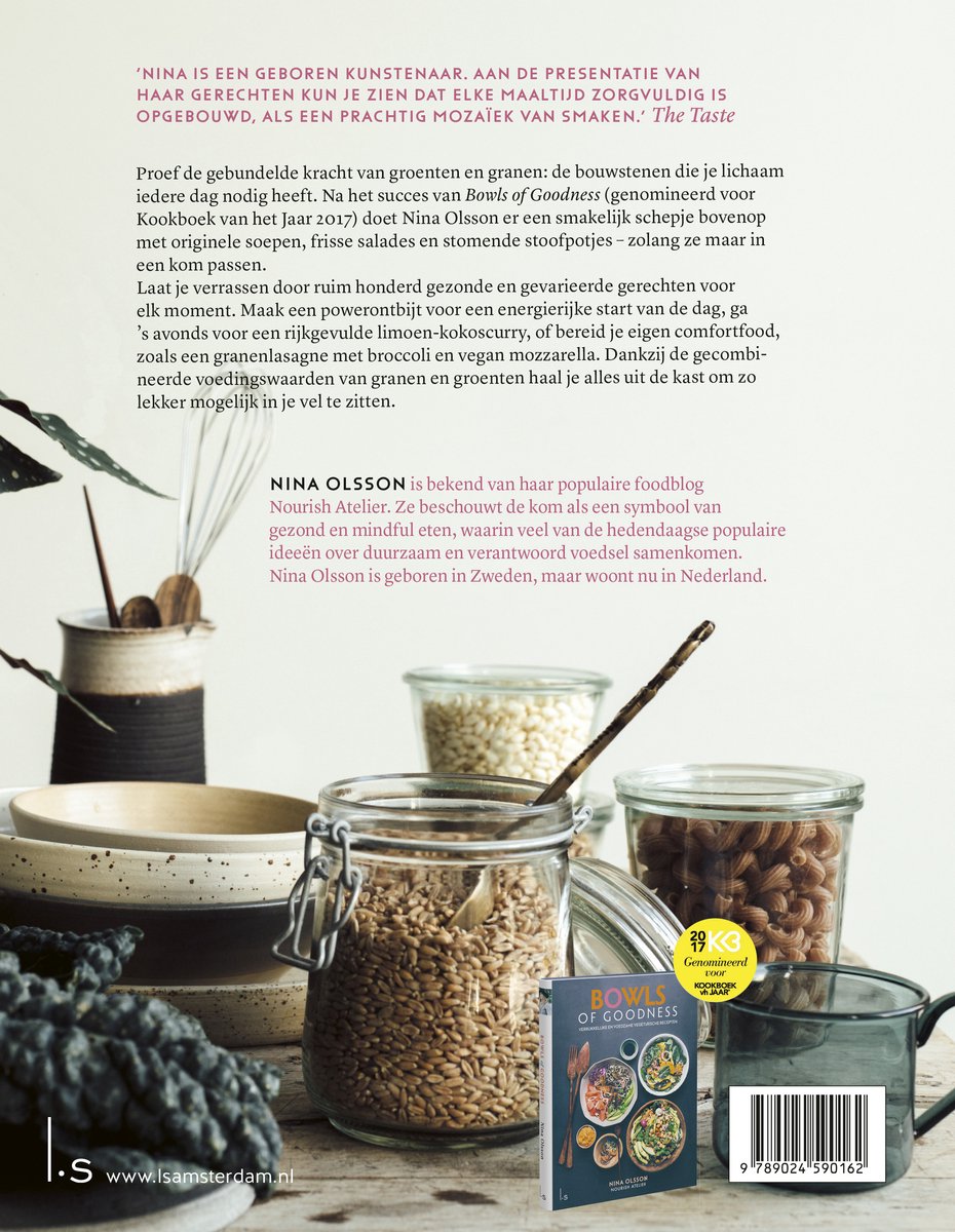 Bowls of goodness 2 - Groenten & Granen - back cover