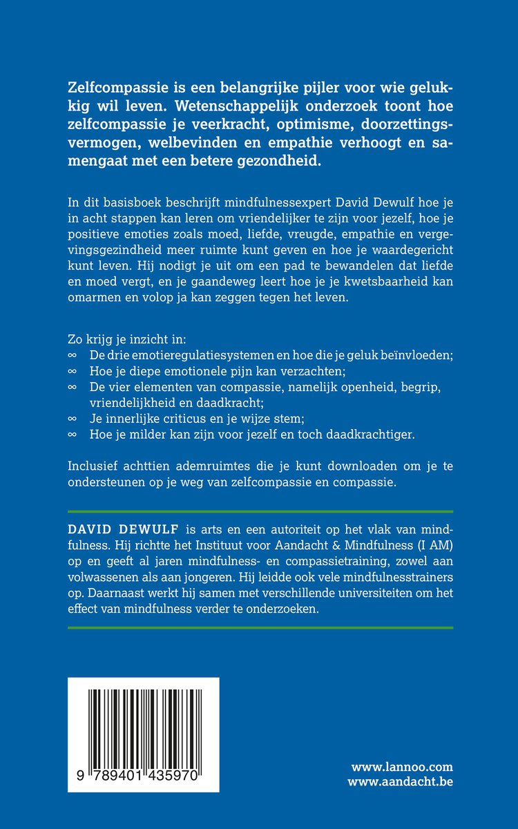 De weg van zelfcompassie - back cover