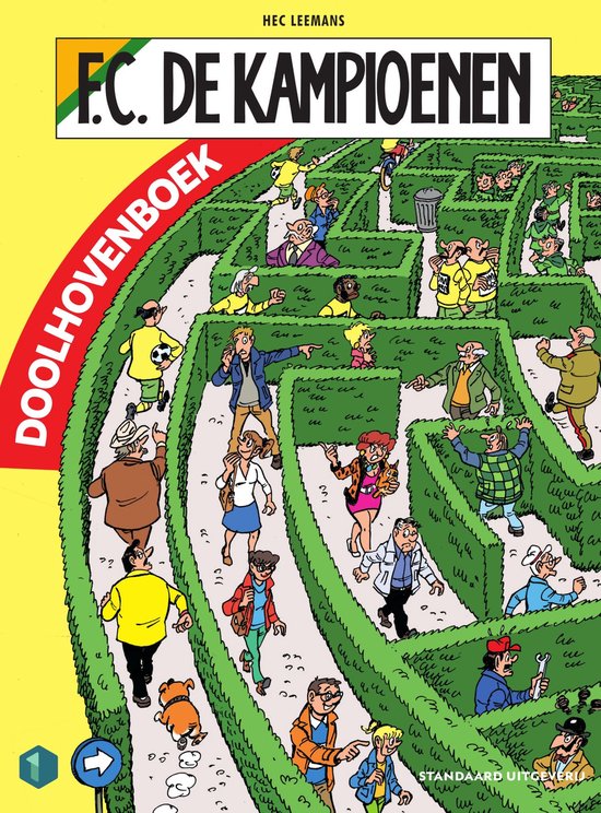 F.C. De Kampioenen 1 - F.C. De Kampioenen Doolhovenboek - cover