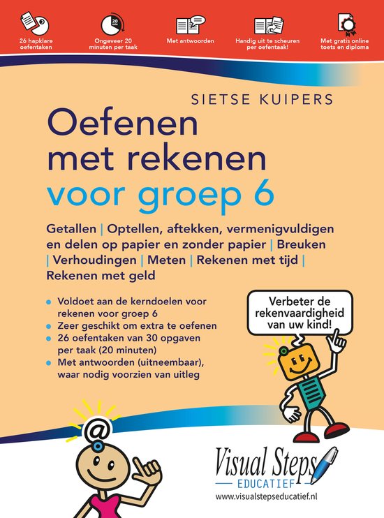 Oefenen met rekenen voor groep 6 - cover