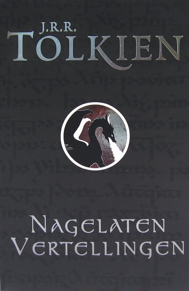 Boekomslag met J.R.R. Tolkien 'Nagelaten vertellingen' en een draak.