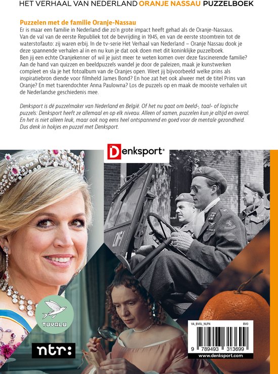 Het Verhaal van Nederland Oranje Nassau puzzelboek