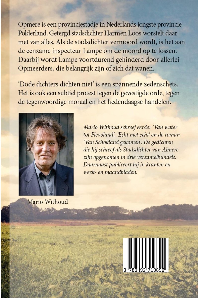 Dode dichters dichten niet - back cover