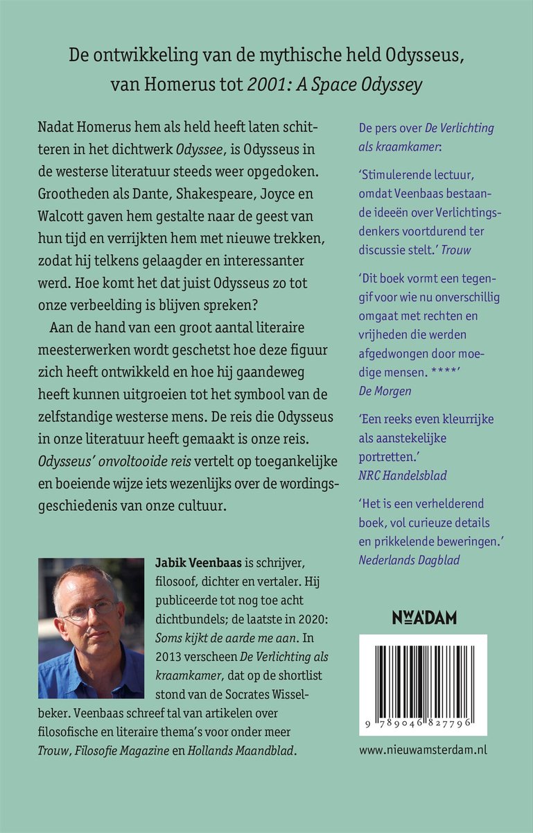 Odysseus' onvoltooide reis - back cover
