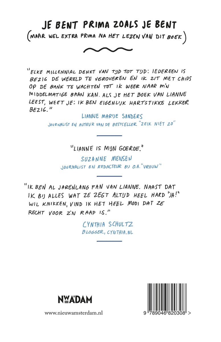 Je moet (bijna) niks - back cover