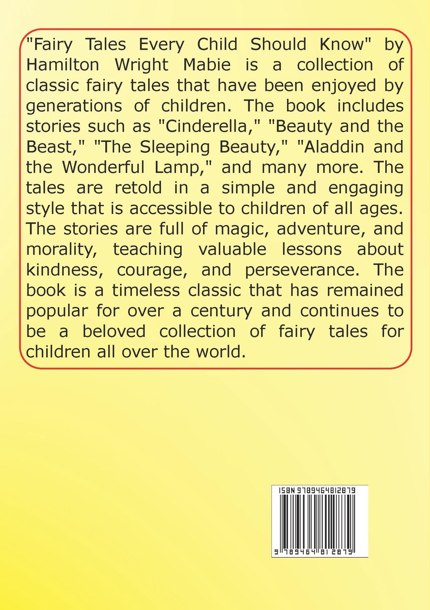 Fairy Tales - back cover
