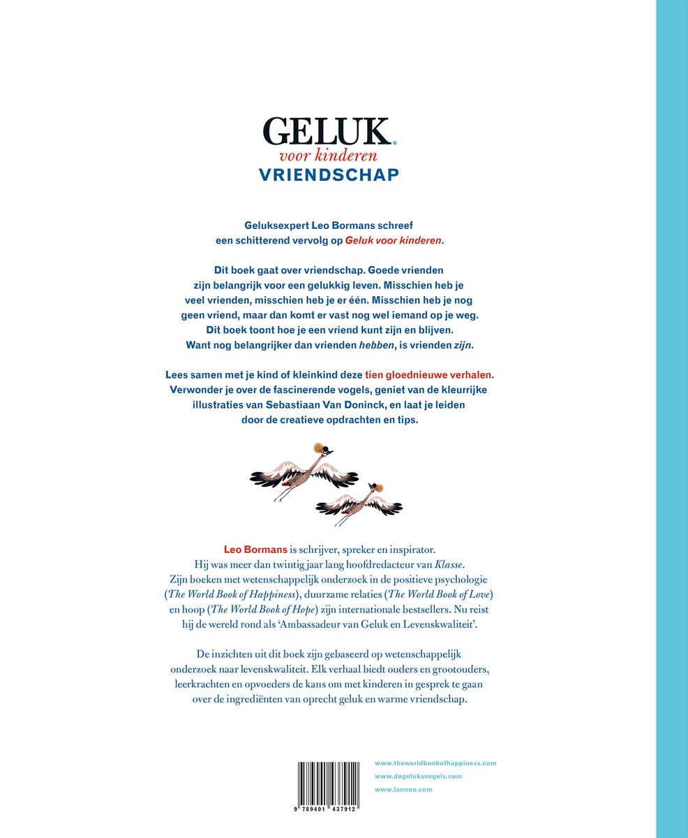Geluk voor kinderen 2 - Vriendschap - back cover