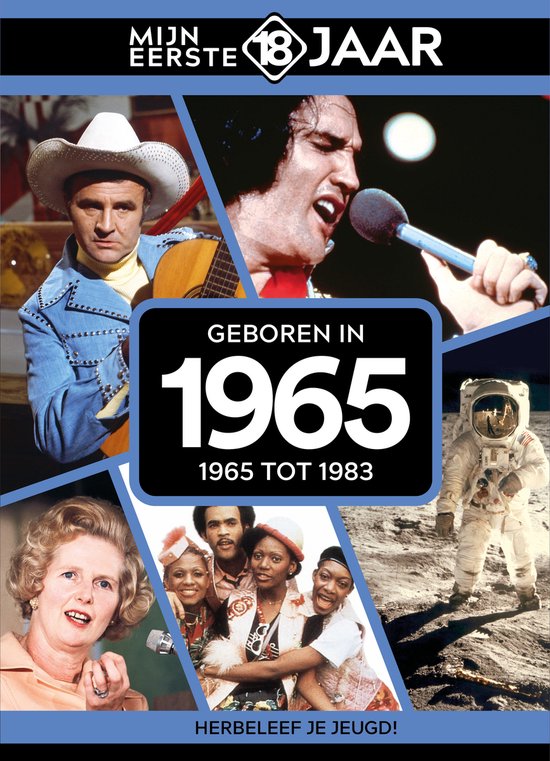 Mijn eerste 18 jaar - Geboren in 1965 - Belgische editie - cover