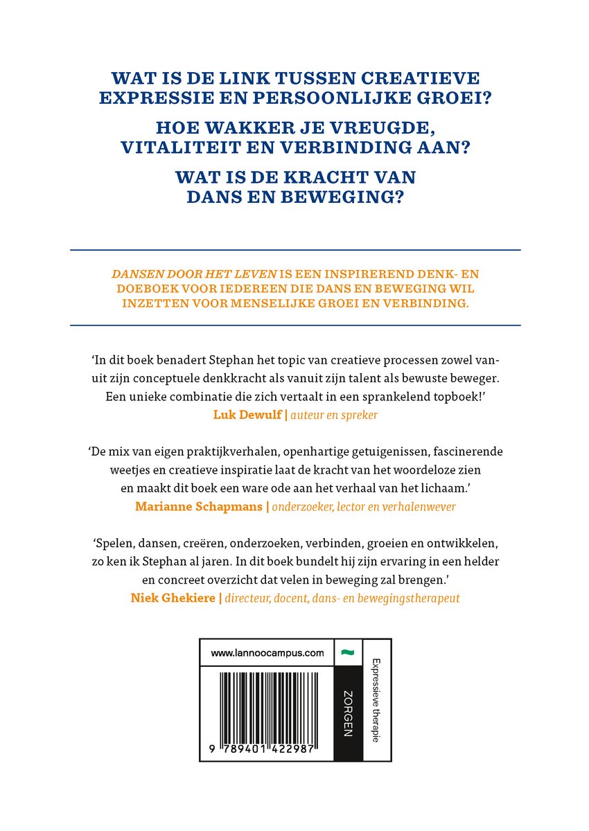 Dansen door het leven - back cover