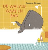 De walvis gaat in bad