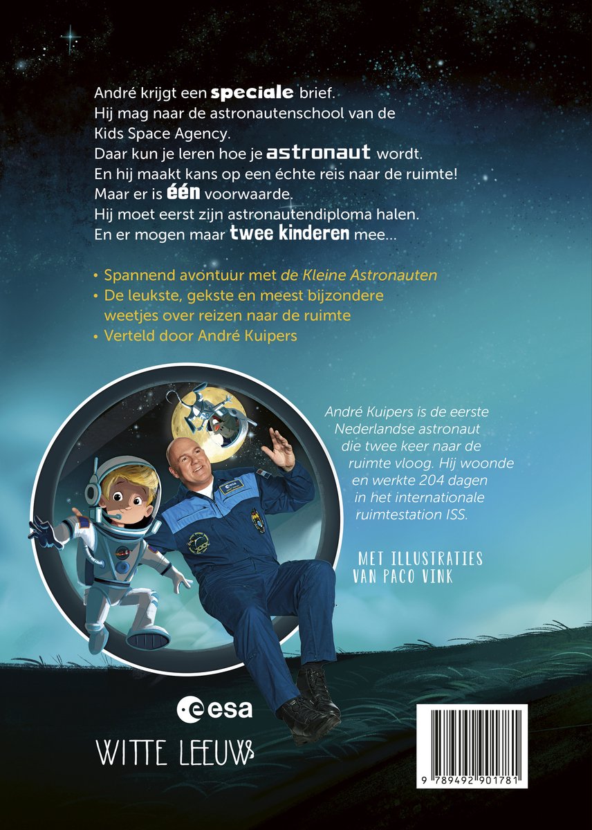André Kuipers - 3, 2, 1, GO! - back cover