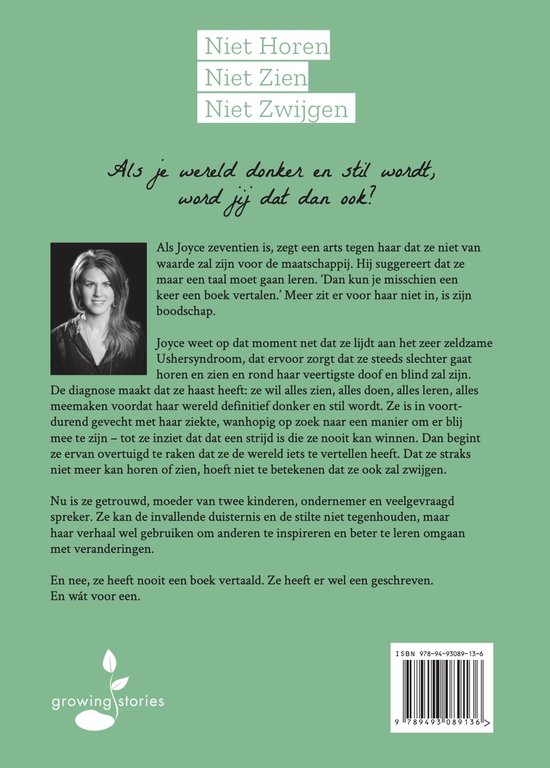 Niet horen niet zien niet zwijgen