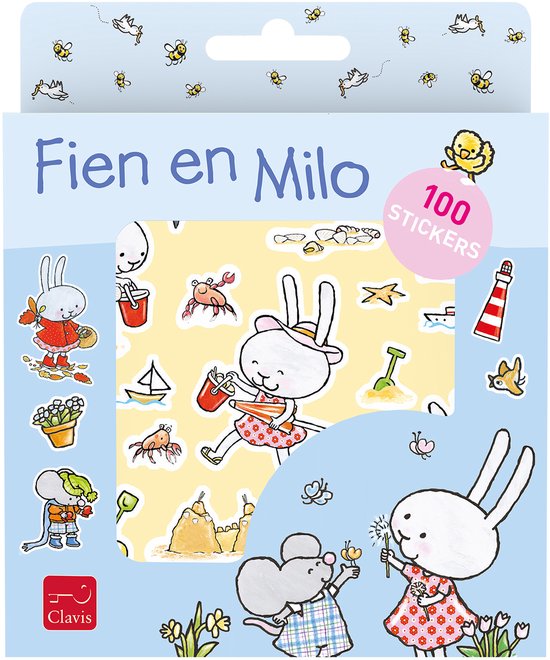 Clavis Fien en Milo stickerset. 3+ | bol