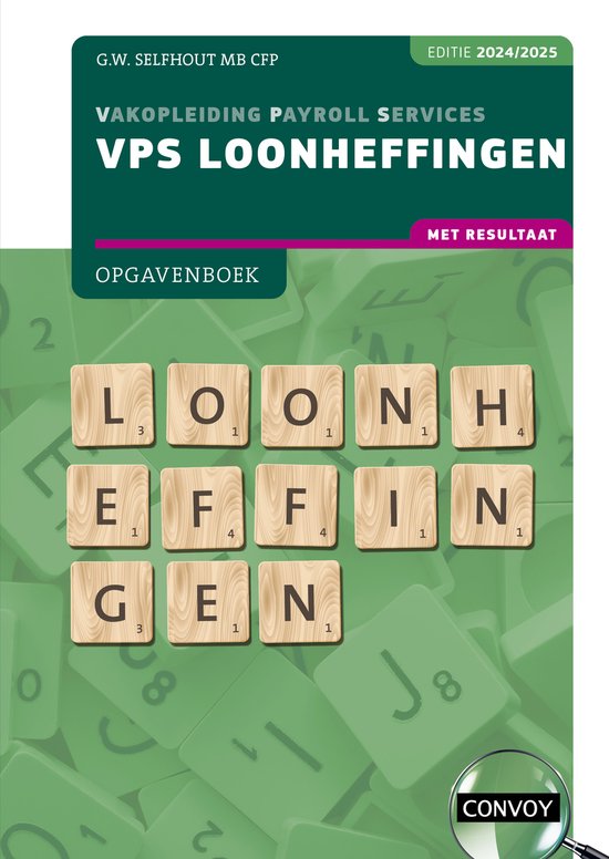 VPS Loonheffingen 2024/2025 Opgavenboek - cover