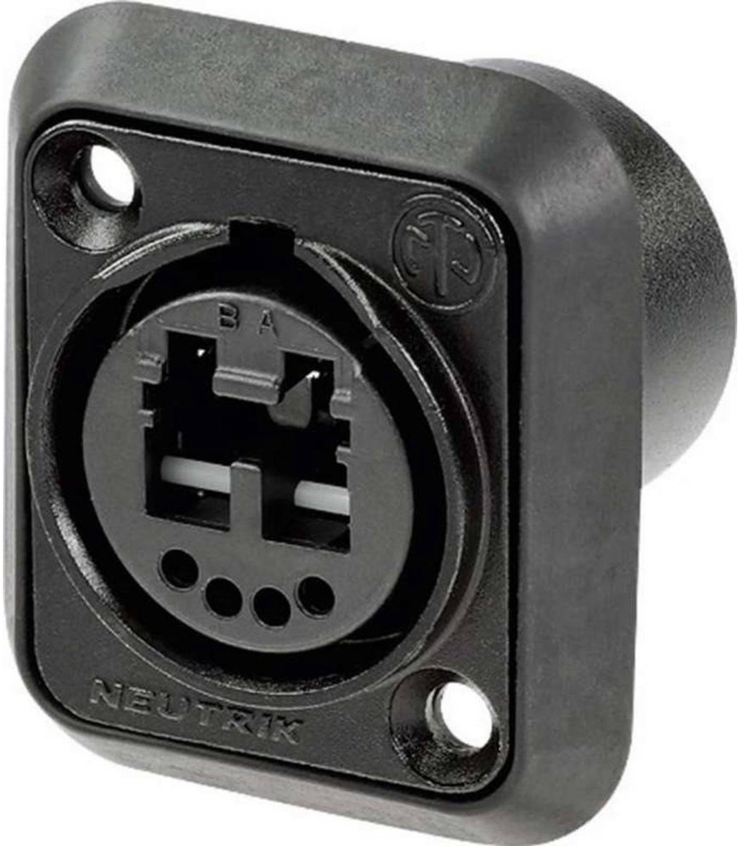 Neutrik NO2-4FDW-1-A Optical Chassis Con. ADV Optische chassisconnector voor LC-Duplex