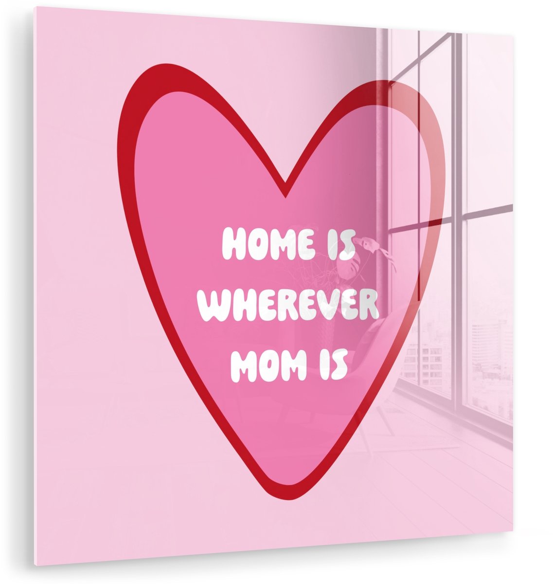 Quote - Moeder - Roze