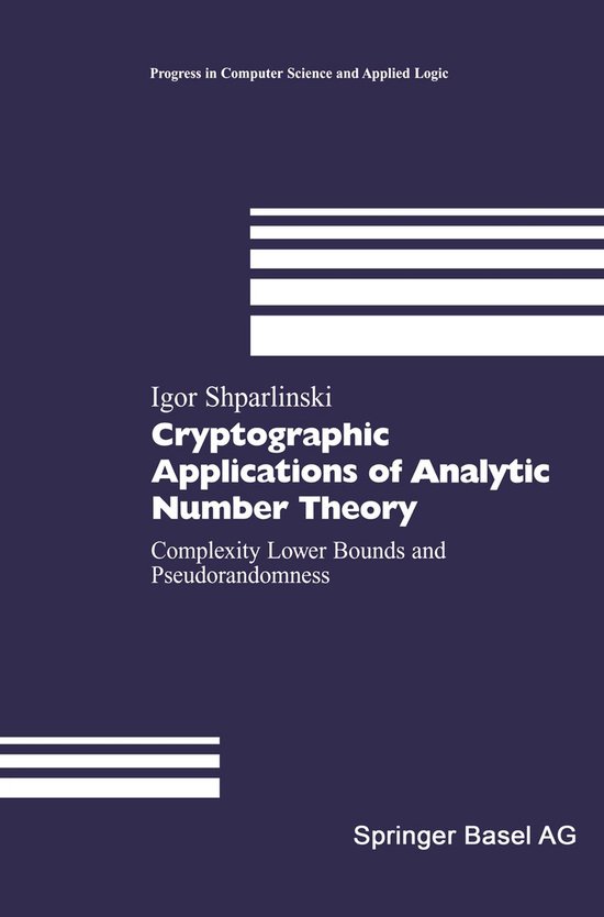 Cryptographic Applications of Analytic Number Theory - cover