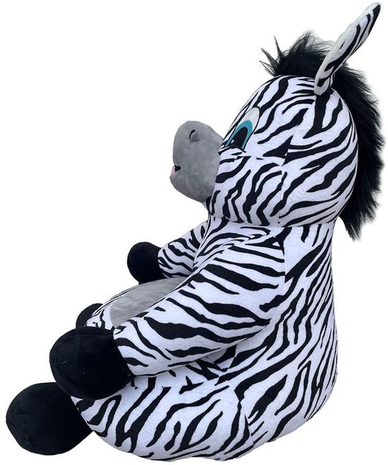New Baby - Zitzak - Pluche - Zebra - Comfortabel - Meubels - Speelgoed - Kinderen - Sofa - Zitzakken - Kindermeubilair van Flinharmon. — afbeelding 3