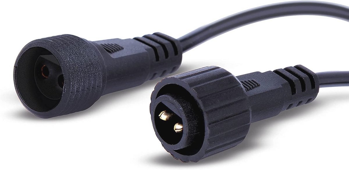 2-pins verlengkabel 3M voor buitenverlichting - waterdicht en corrosiebestendig