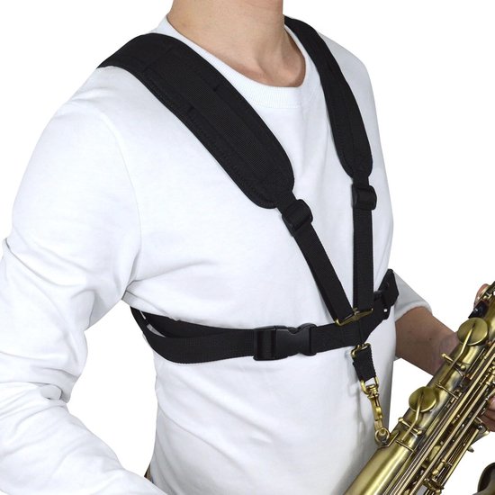 Altsaxofoon, E majeur, koperen saxofoon beginnersset met draagtas, mondstuk, riemen, schoonmaakdoekje, handschoenen, vet, nekriem, 23 toetsen altsaxofoonset, voor beginners en studenten, goud | NL