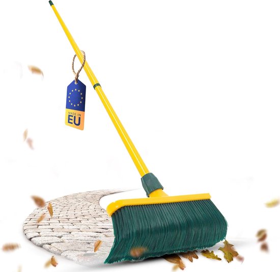 Foto: Binnenbezem eco met bamboe steel 120 cm