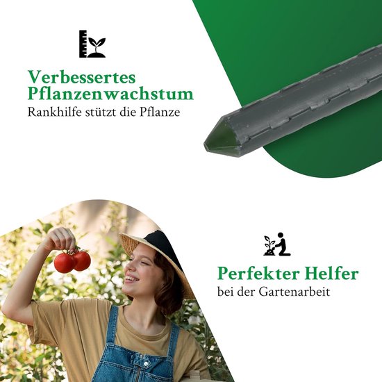 Novatool 200 x split staven, 90 cm x 7 mm, natuur, klimhulp, tomaten, stangen, bamboe, plantenstokken voor orchideeën, plantenstokken, bloemenstokken