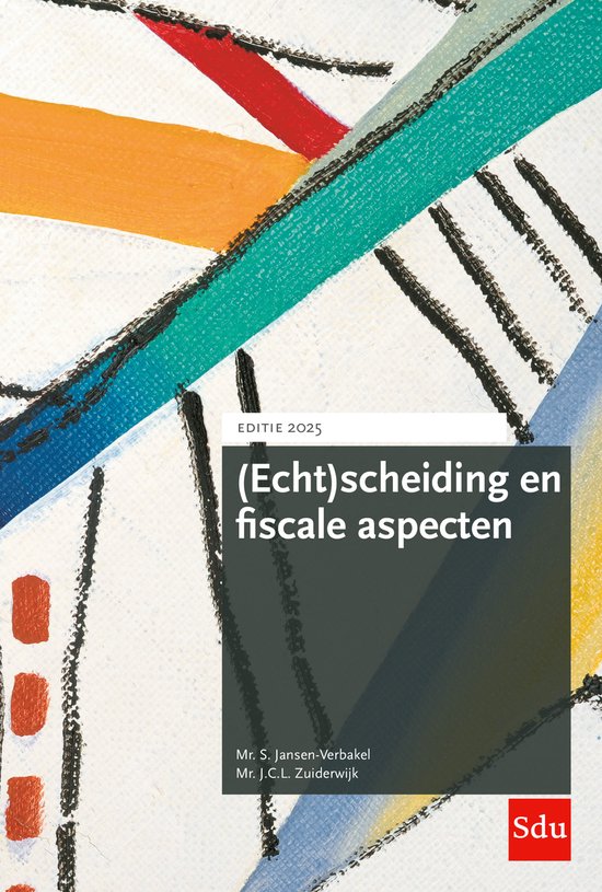 (Echt)scheiding en fiscale aspecten. Editie 2025 - cover