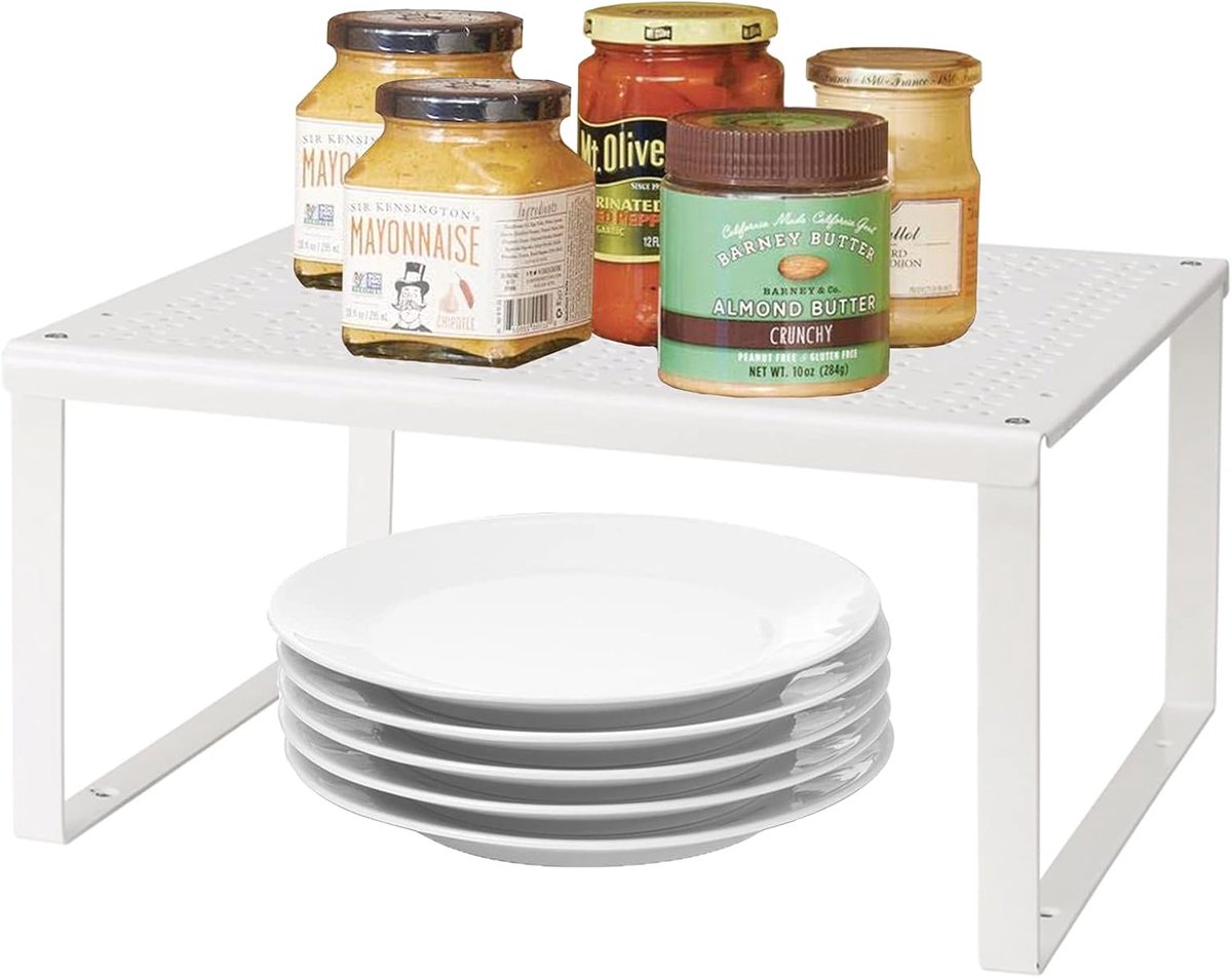 Ruimtebesparende Keuken Organizer - Stapelbare Etagère voor Planken