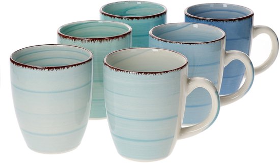 Set de 6 tasses à café Blauw