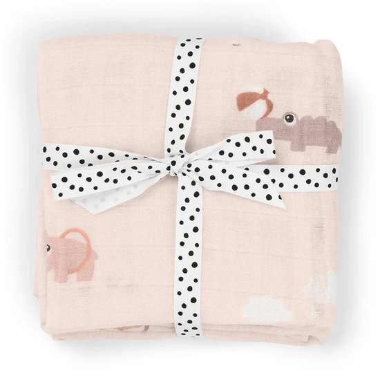 Done By Deer Playground Multidoek - 2-Pack - Powder van Merkloos — afbeelding 5