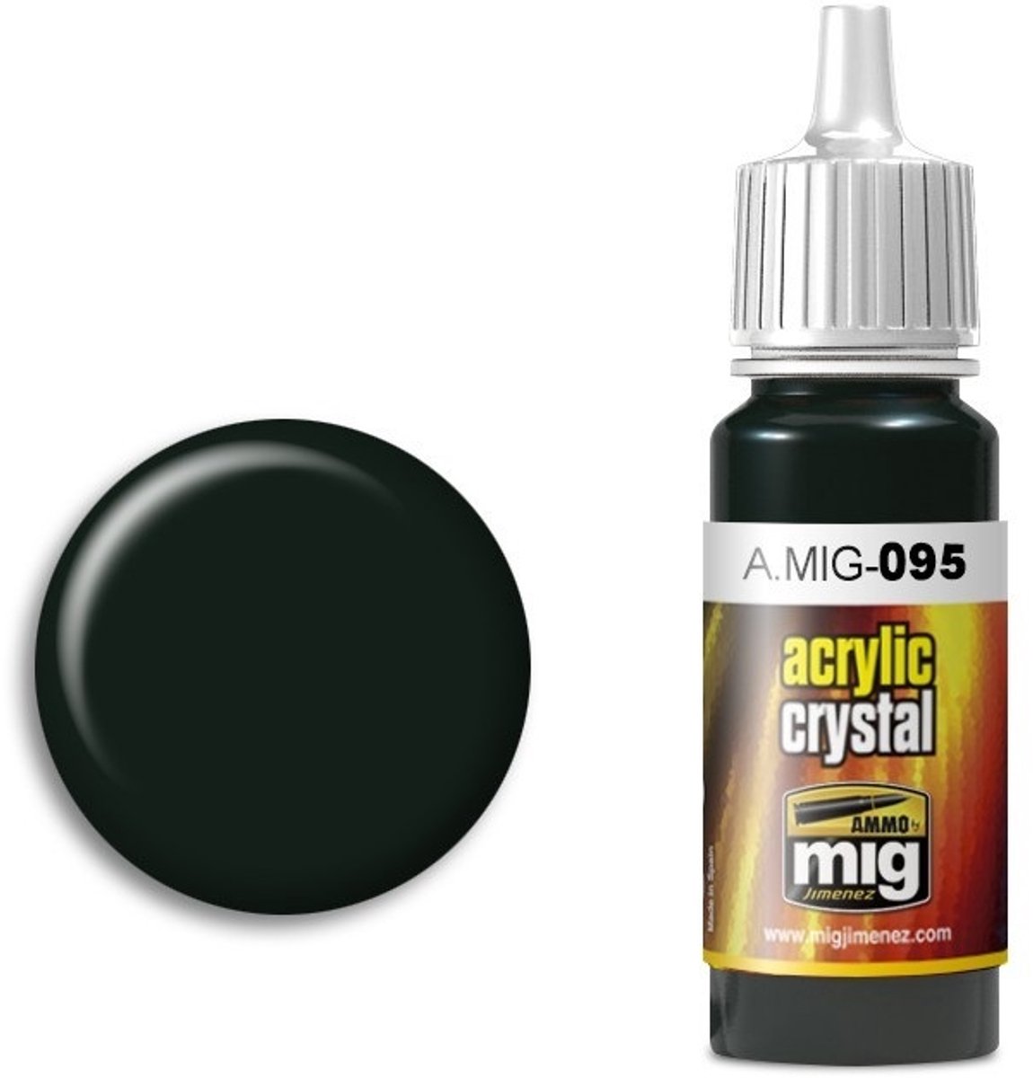 AMMO by Mig Jimenez Hobbyverf Acrylverf - MIG 0095 Crystal Smoke - Acryl Verf flesje - 17 ml