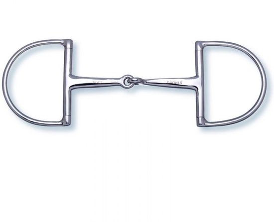 Stubben D-trens 2 in 1 edelstaal 12.5 | D-trensen bit paard Stubben D-trens 2 in 1 edelstaal 12.5 | D-trensen bit paard