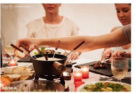 Boska Fondueset Pro - Fonduepan - Kaasfondue - voor Iedere Kookplaat - 1,2 L