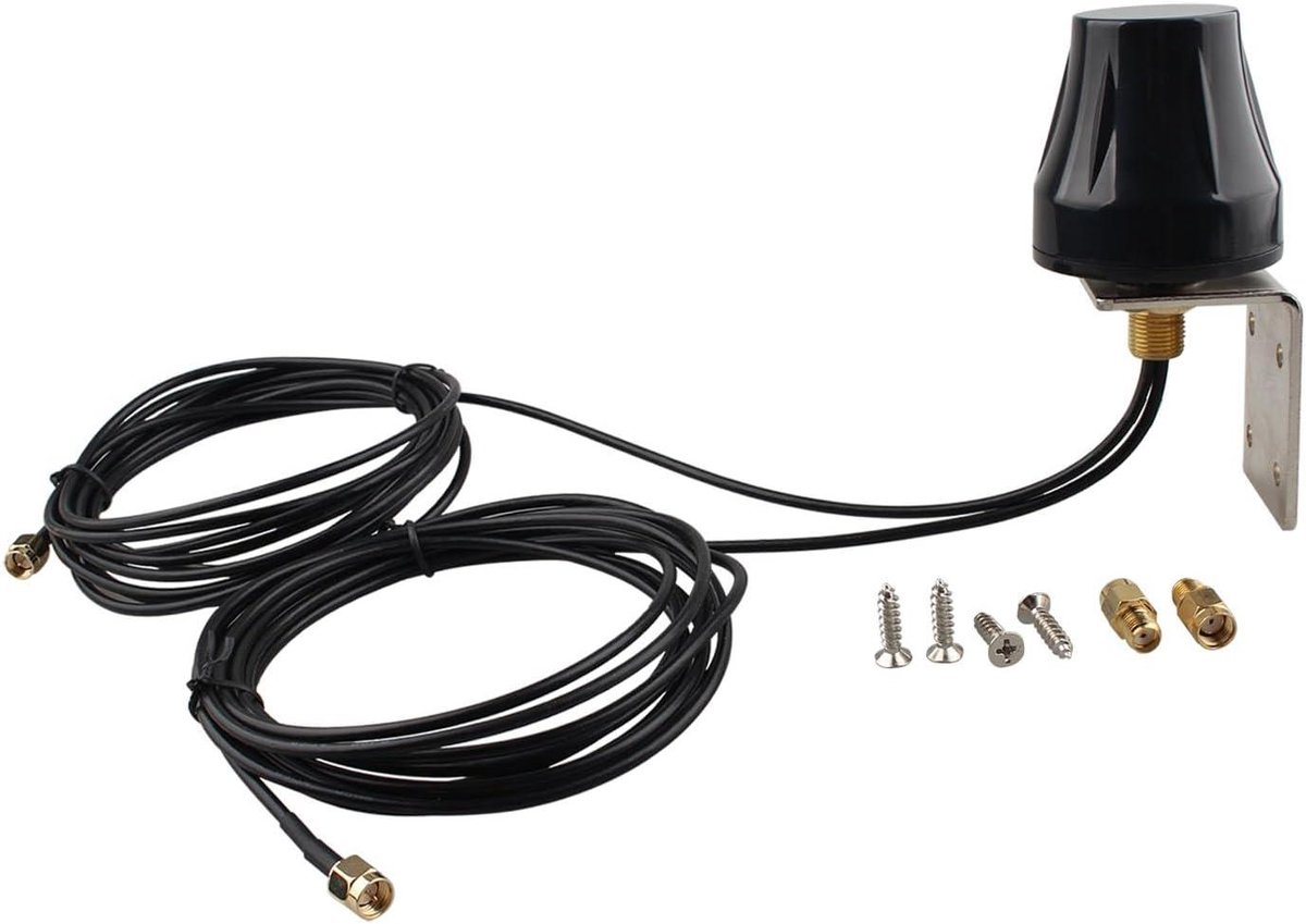 Outdoor 5dBi SMA Mannelijke stekker antenne voor wandmontage - waterdicht - 4G LTE router gateway modem hotspot trail camera
