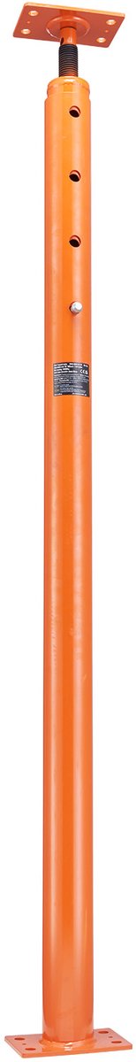 Vloerkrik - Steunbalk Krik - Tijdelijke Ondersteuning - Verstelbaar Hoogteontwerp - 135-236 cm - Oranje