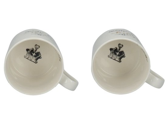Mug Lifetime Alice au Pays des Merveilles 350 ml Porcelaine 2 Pièces