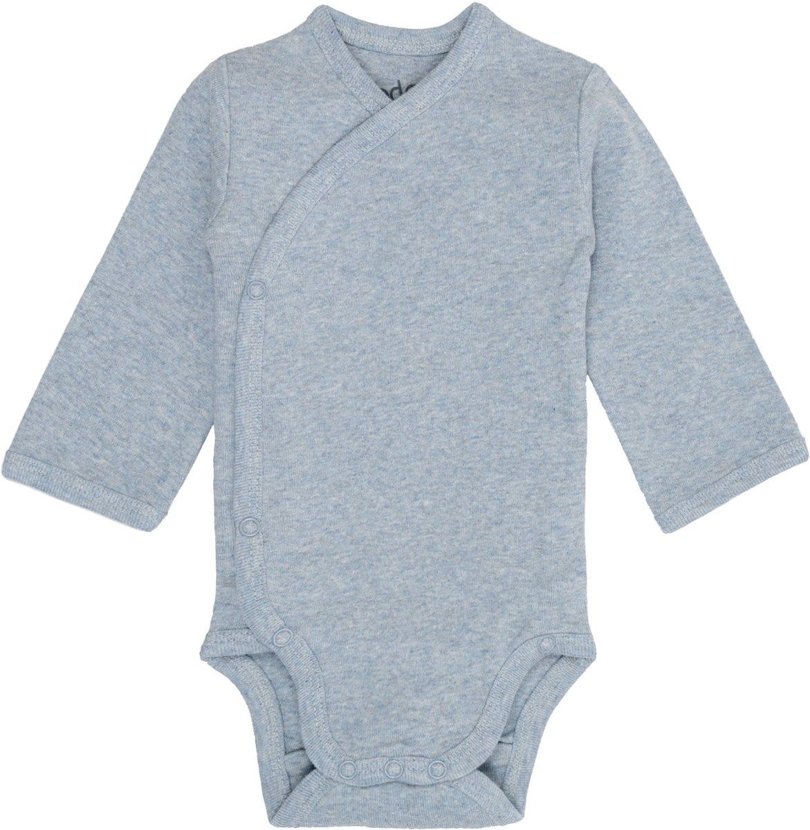 Lodger - Rompertjes met lange mouwen - blauw - maat 62 - 100% zacht bio katoen