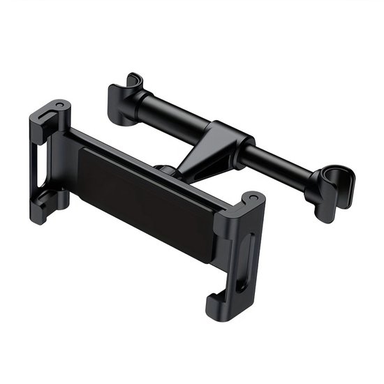 Tablet houder auto hoofdsteun - Geschikt voor Ipad en Telefoon - 360° Draaibaar - Universeel - Auto Accessoires - Zwart