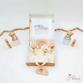 Gepersonaliseerde kraamcadeaus - Hawsaz.nl cadeau - Luxe cadeau - Wagenspanner - Speenkoord - Bijtring - Geboortecadeau - babyshower - Babyset - Unisex - Babykado - Genderneutraal baby cadeau - Babyspeelgoed - Baby slapen