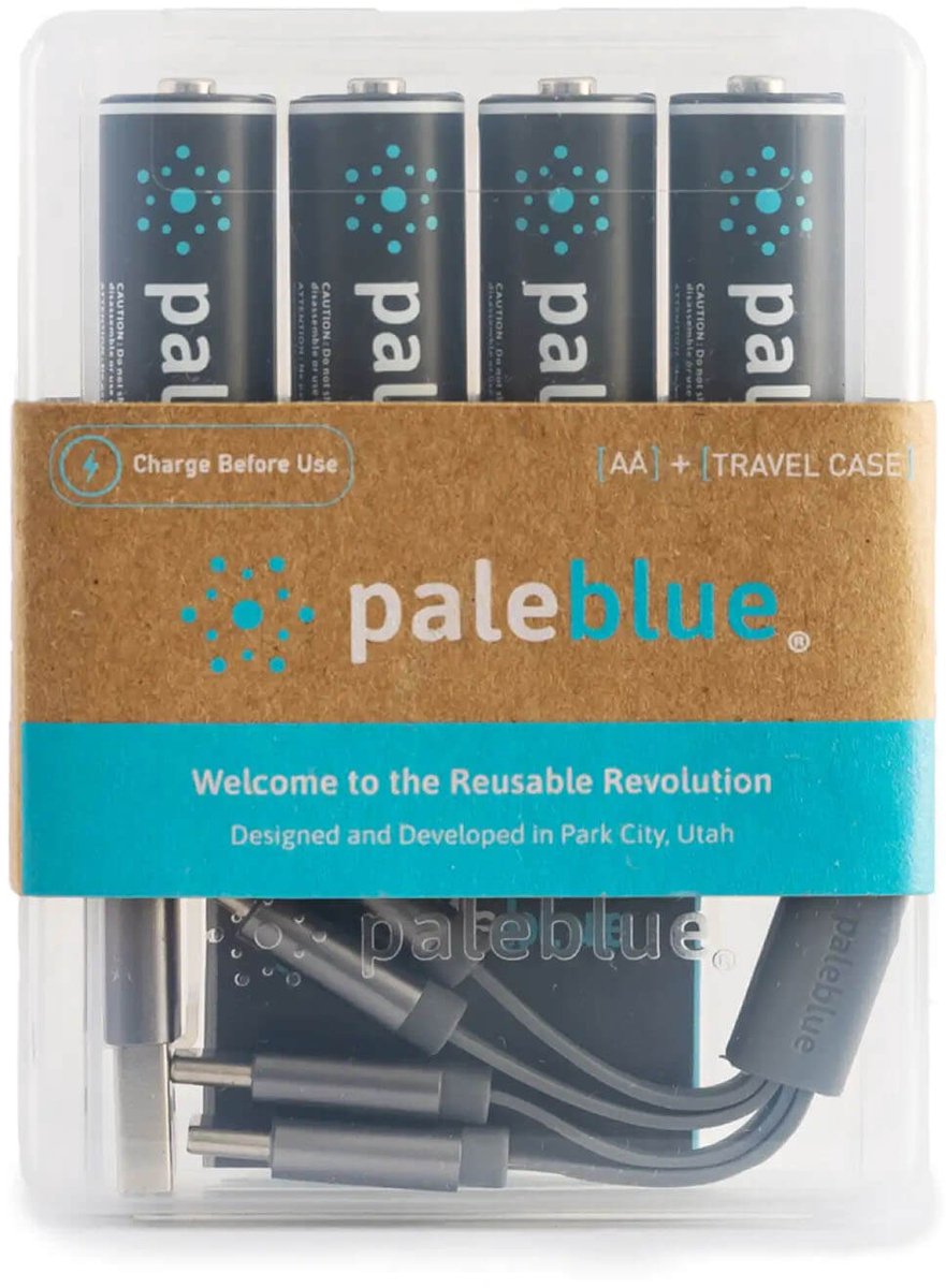 Pale Blue Earth - AA USB oplaadbare batterijen - Lithium - lichter sneller opladen hoger vermogen duurzaam