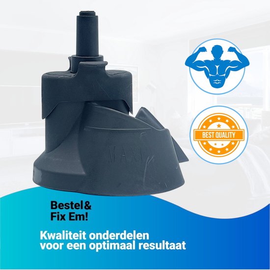 Fixem Geschikt voor Tefal SS-990596, XA900302 - Actifry Serie - Omkeerschep Roerarm - voor FZ70, FZ71, GH80, AL80, AG71 - Airfryer Friteuse Accessoire 45mm breed 123mm hoog van Merkloos — afbeelding 3