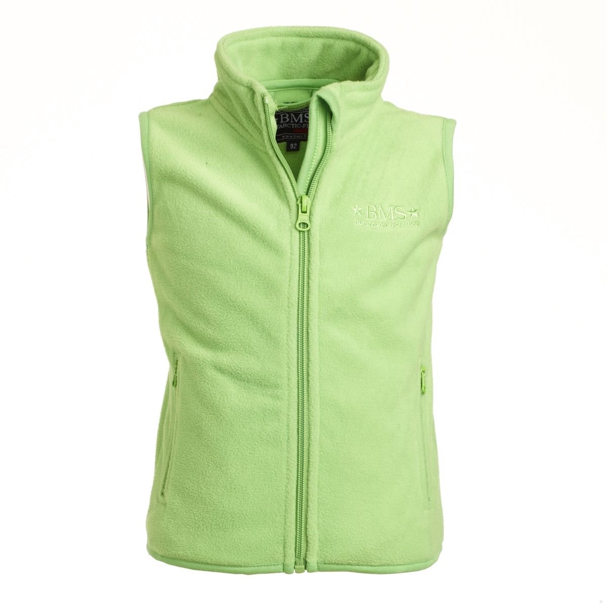 BMS Kinderjas Antarctisch Clima-Fleece Vest Lime